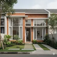 Rumah Minimalis Sederhana 7x9 yang Nyaman. Foto: Gemini