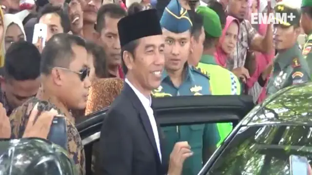 Presiden Jokowi mengadakan kunjungan je Pekalongan Jawa Tengah. Selain menyerahkan beberapa bantuan Jokowi juga akan bertemu sejumlah ulama Pekalongan