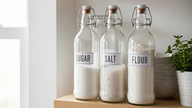 Botol Sirup Bekas di Rumah Bisa Dimanfaatkan Jadi Tempat Penyimpanan Bumbu Kering di Dapur