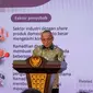 Kepala Badan Standardisasi dan Kebijakan Jasa Industri (BSKJI), Doddy Rahadi saat menyampaikan paparan pada pembukaan Forum Group Diskusi (FGD) Optimalisasi Jasa Industri EPC di Jakarta