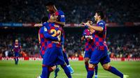 Barcelona meraih kemenangan dengan skor 5-1 atas Real Valladolid. (dok. Barcelona)
