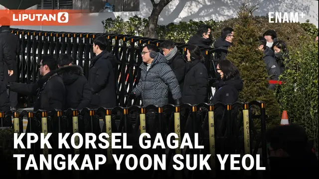 VIDEO: Badan Anti-Korupsi Korea Selatan Gagal Menangkap Yoon Suk Yeol karena Dihalangi Paspampres