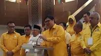 Bakal Cawapres Ma'ruf Amin mengunjungi DPP Partai Golkar, Jakarta, Jumat (10/8/2018). (Merdeka.com/Hari Ariyanti)