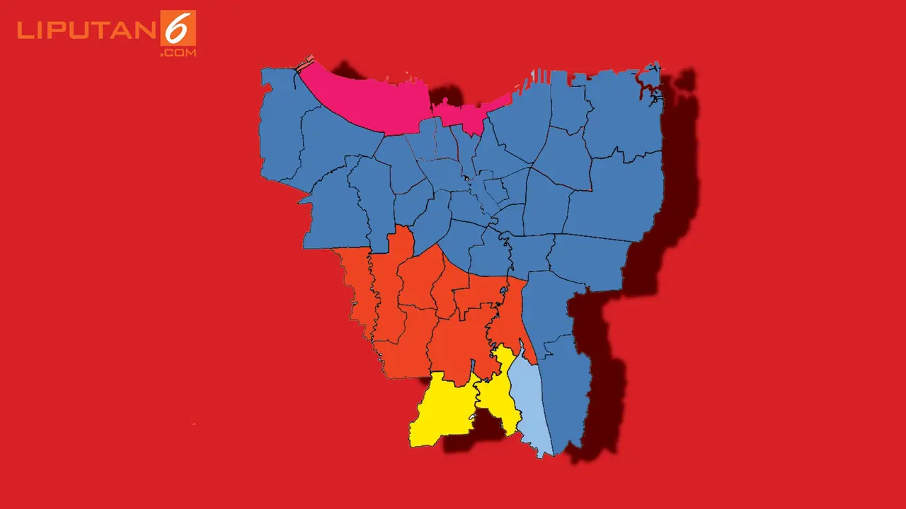 Banner Infografis 10 Lokasi di Jakarta Berpotensi Tanah Bergerak