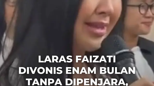 Laras Faizati Divonis Enam Bulan Tanpa Dipenjara, Hakim Perintahkan Segera Dibebaskan dari Tahanan