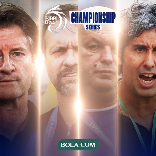 BRI Liga 1 -  Ilustrasi Duel Pelatih di Championship Series BRI Liga 1: Pieter Huistra Vs Mauricio Souza dan Bojan Hodak Vs Stefano Cugurra