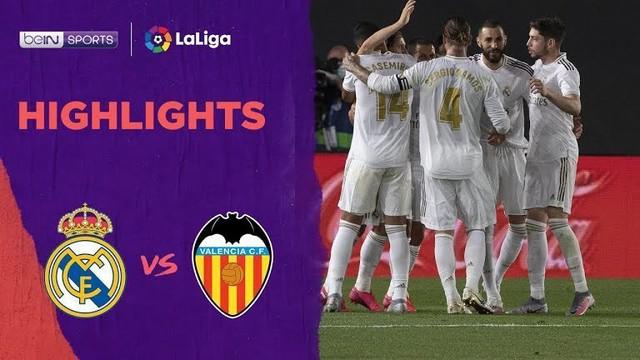 Berita Video Highlights La Liga, Real Madrid Berhasil Menang Telak Atas Valencia dengan skor 3-0