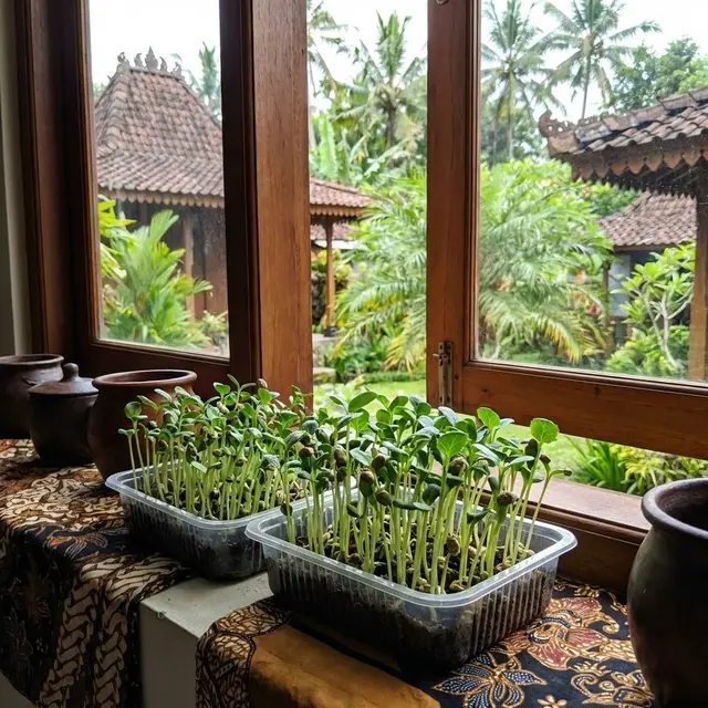 Microgreens Paling Gampang untuk Pemula