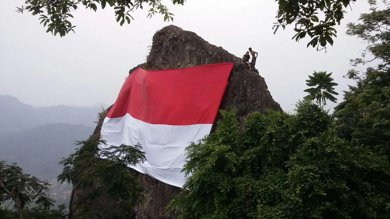 Bendera Merah Putih di Bogor