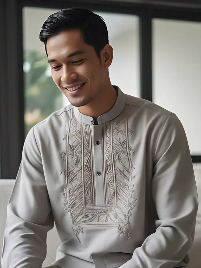 Baju Koko Bordir Minimalis