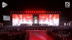Para polisi cilik turut ramaikan Closing Ceremony Asian Para Games 2018. Mereka lakukan formasi baris berbaris sambil iringi pengibaran bendera Merah Putih.