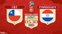 Kualifikasi Piala Dunia 2018 Cile Vs Paraguay (Bola.com/Adreanus Titus)