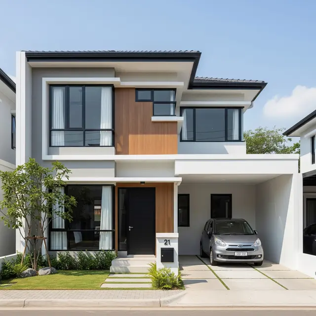 7 Desain Rumah Tipe 21 dengan 3 Kamar Tidur (Image by Gemini AI)