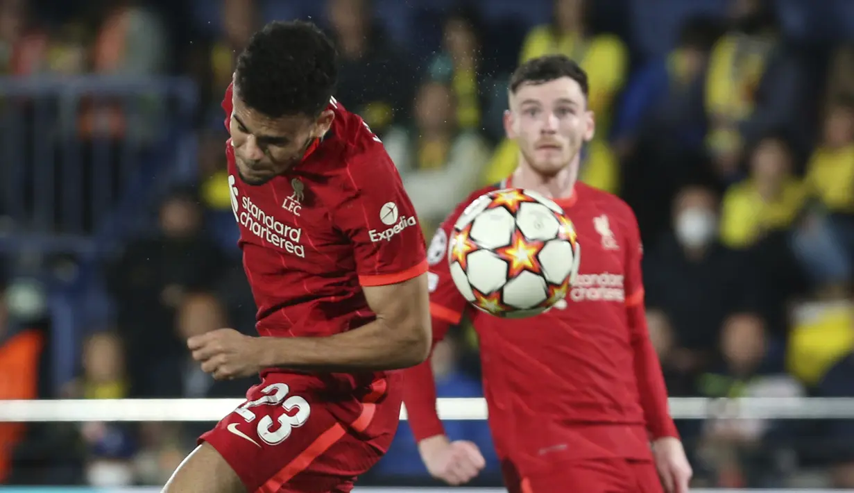 <p>Keputusan Jurgen Klopp mengganti Diogo Jota dan memasukan Luis Diaz terbilang tepat. Sang pemain terbukti mampu menghidupkan kembali permainan Liverpool. (AP/Alberto Saiz)</p>