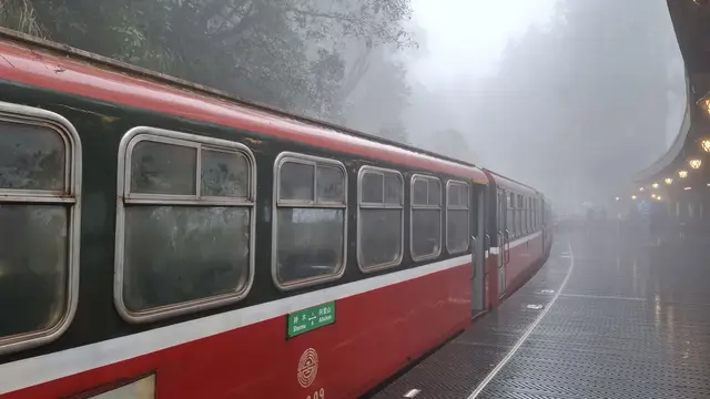 Kereta di Hutan Alishan Taiwan. (Foto: Liputan6.com/Agustina Melani)