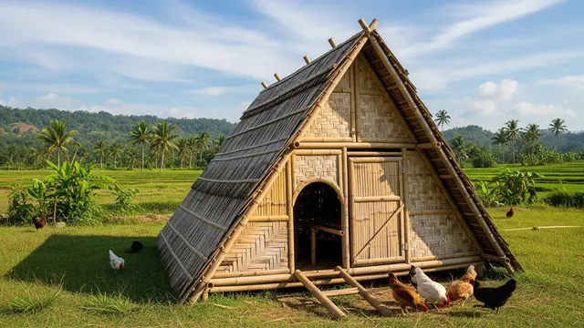 Model Kandang Ayam Modal di Bawah 500 Ribu untuk Ketahanan Pangan Keluarga