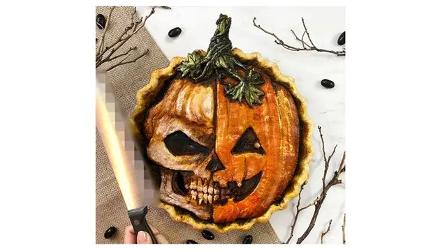 7 Bentuk Kue Pie Tema Halloween Ini Unik Banget, Bikin Sayang Dimakan