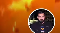 Momen menegangkan terekam saat reporter Al-Manar sedang siaran langsung di Nabatiyeh, Lebanon.

Serangan kedua menghantam dekat lokasi dan melukai reporter serta kamerawan yang mendampinginya.