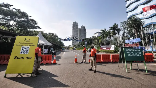 FOTO: Wisata Ancol Ditutup 2 Hari Imbas Kerumunan