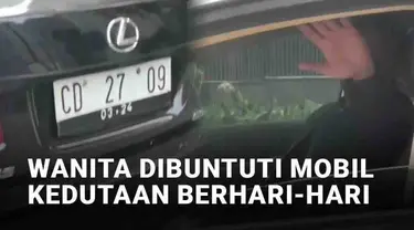 Viral seorang wanita merekam sopir berplat mobil kedutaan. Bukan tanpa alasan, disebut wanita tersebut dibuntuti pelaku selama 4 hari. Terjadi di kawasan Setiabudi Jakarta Selatan.