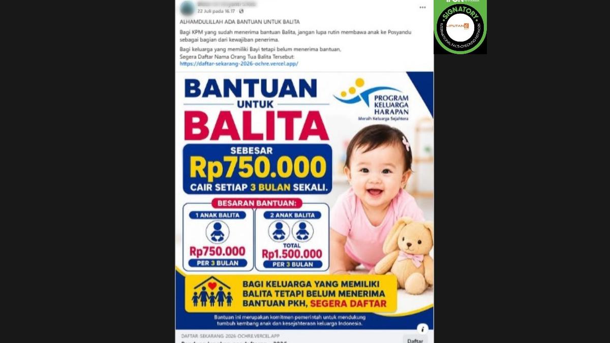 Ragam Hoaks PKH: Link Pendaftaran Palsu dan Bahaya Data Pribadi