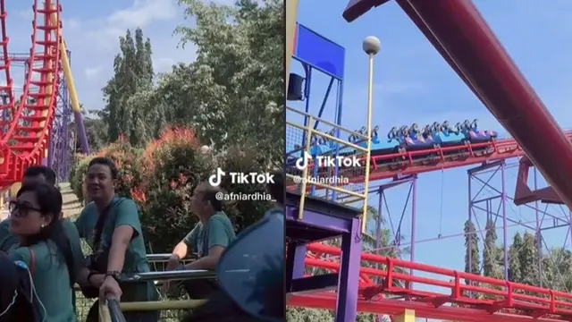 Roller Coaster Macet saat Menanjak, Video Penumpang Disuruh Turun Ini Jadi Sorotan