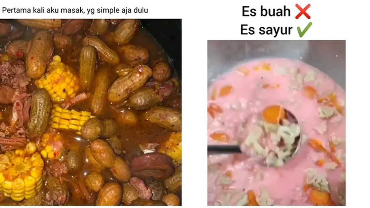 6 Potret Sayur Berkuah untuk Sahur Ini Bikin Tepuk Jidat, Jadi Enggak Selera