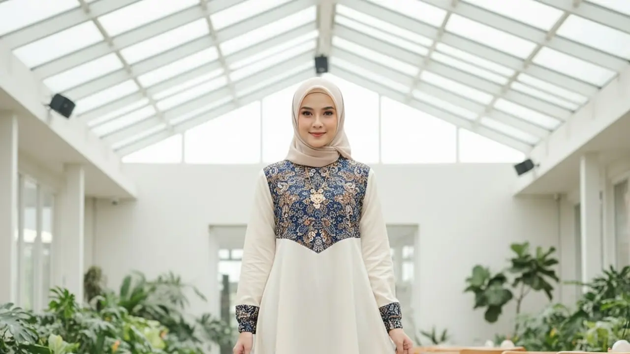 Baju Batik Syar’i Simple untuk Sehari-hari Tren 2025