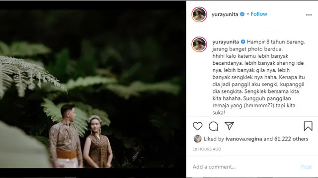 Yura Yunita jelang pernikahan