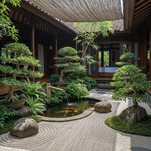 9 Ide Taman Rumah dengan Kolam Ikan untuk Healing, Ciptakan Oasis Relaksasi