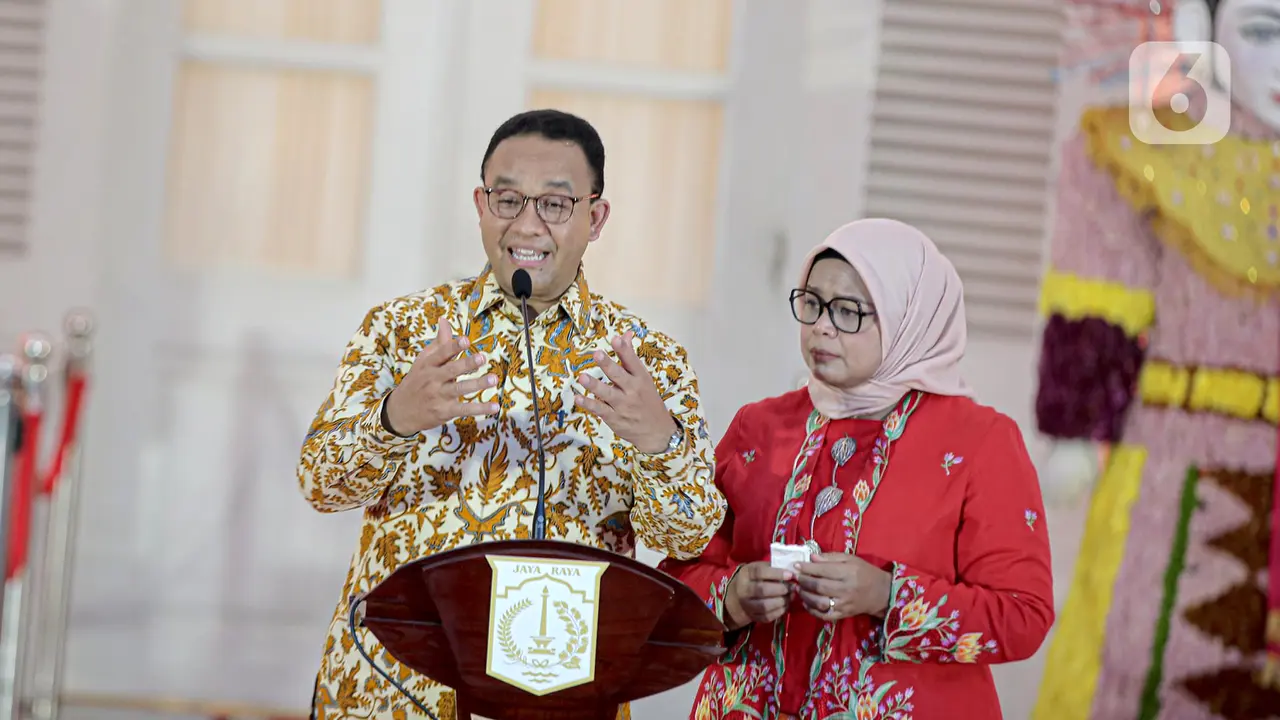 Acara Perpisahan Gubernur DKI Jakarta Anies Baswedan
