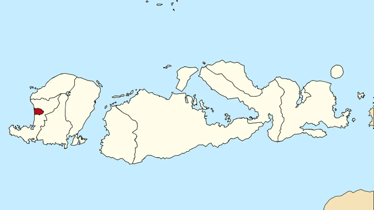 Peta Wisata Pulau Lombok
