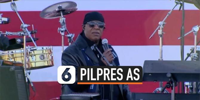VIDEO: Stevie Wonder Dukung Joe Biden di Pilpres AS 2020