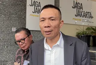 Rismon Sianipar menepis kabar dirinya menerima uang dalam proses damai kasus tudingan ijazah palsu Presiden ke-7 RI Jokowi. (Liputan6.com/Ady Anugrahadi)