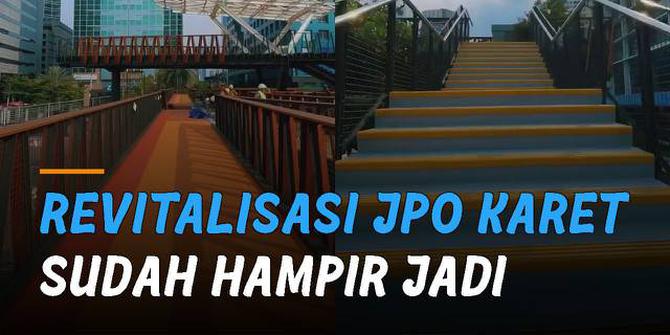 VIDEO: Revitalisasi JPO Karet di Jakarta Mirip Kapal Pinisi