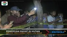 Sesosok mayat pria ditemukan di hutan jati Wilayah Ngawi Jawa Timur. Sekujur tubuh korban mengalami luka bakar dan tangan kanan patah.