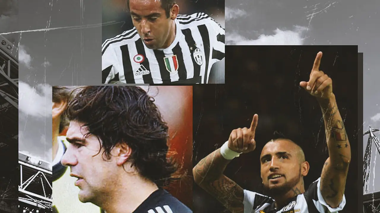 Juventus - Marcelo Salas, Mauricio Isla, Arturo Vidal
