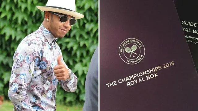 Lewis Hamilton - Wimbledon