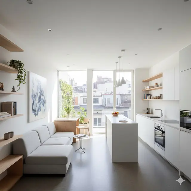 Model Rumah di Lahan Sempit (Foto: Gemini AI)