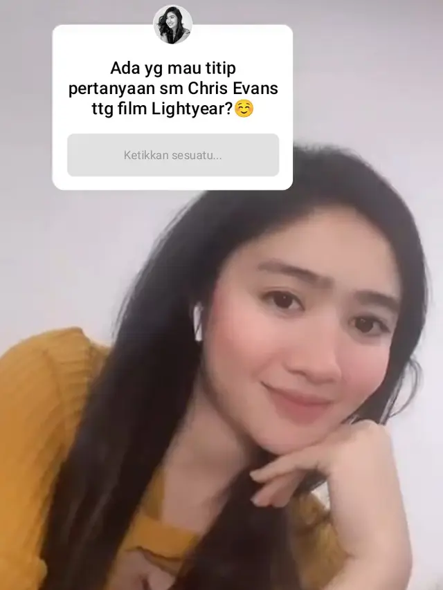 Febby Rastanty Mewawancarai Chris Evans, Sang Pengisi Suara Lightyear (Foto: Instagram @febbyrastanty)