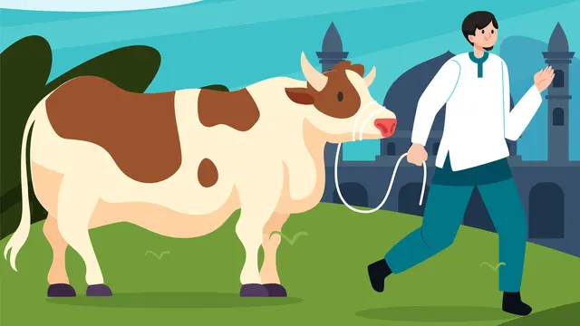 Ilustrasi kurban, Iduladha