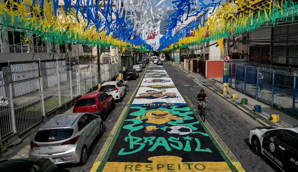 Seperti diketahui, Brasil tergabung ke dalam Grup C bersama Maroko, Haiti, dan Skotlandia. (AFP/Nelson Almeida)