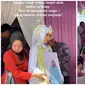 Pengantin Wanita Bawa Foto Ibu di Pernikahan. (Sumber: TikTok/@zakiah_makeup)