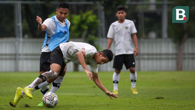 Latihan Timnas Indonesia U-22 untuk SEA Games 2023