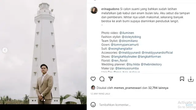Kaesang Pangarep - Erina Gudono (Foto: Instagram/@erinagudono)