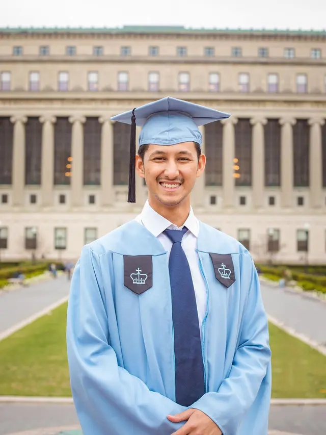 Randi Bachtiar suami Tasya Kamila wisuda S2 Columbia University (Foto: Instagram randibachtiar)