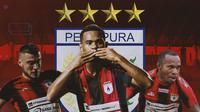 Persipura Jayapura - Yevhen Bokhashvili, Ramai Rumakiek, Yohanes Pahabol (Bola.com/Adreanus Titus)