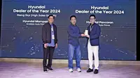 Hyundai Andalan kembali terima penghargaan Dealer of the Year dua tahun beruntun.