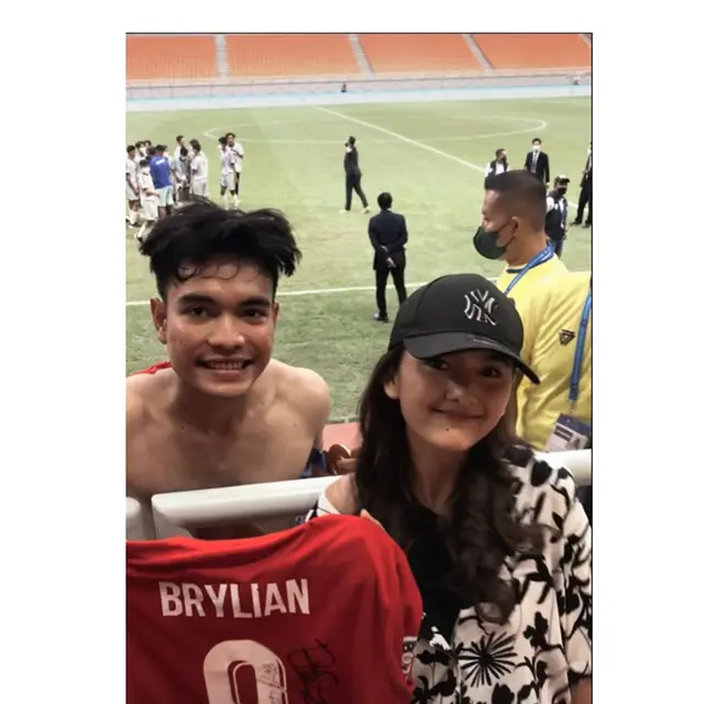 Dikabarkan Pacaran, Ini 6 Potret Artis Nabila Zavira dan Pesepakbola Brylian Aldama