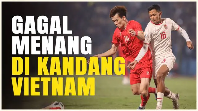 Berita video Timnas Indonesia harus takluk dari tuan rumah Vietnam 1-0 lewat gol Nguyen Quang Hai. Mengumpulkan empat poin, apakah Timnas Indonesia masih berpeluang ke semifinal Piala AFF 2024?